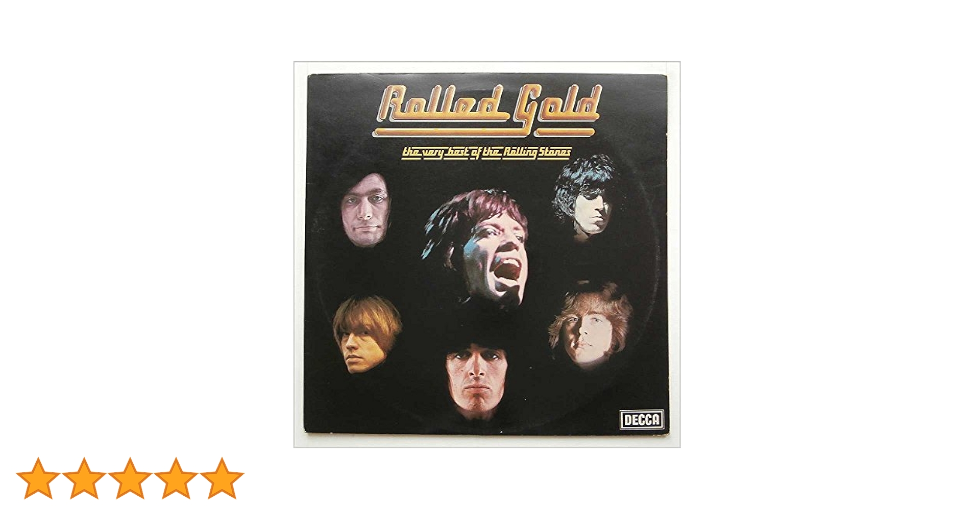 Rolling Stones Rolled Gold 1975 UK 2-LP vinyl set ROST1/2
